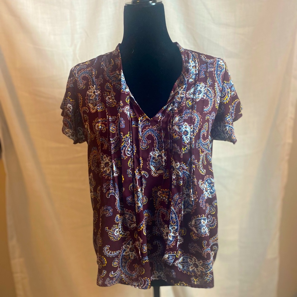 Land’s End Paisley Blouse